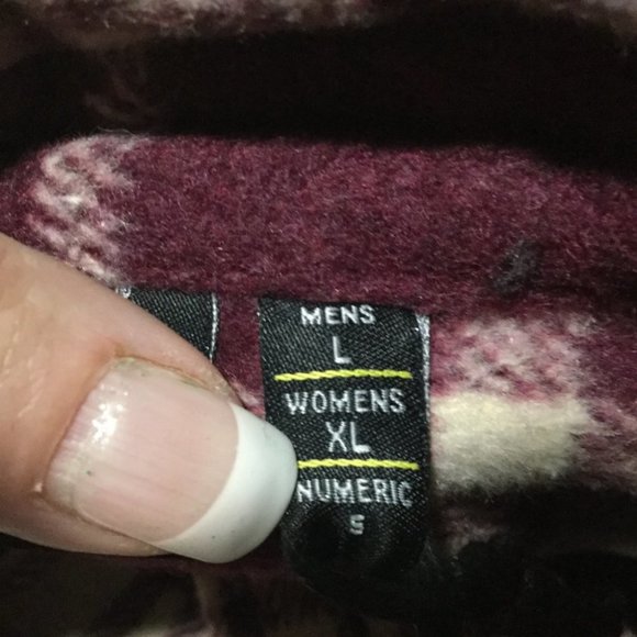 WESC Maroon snap shacket NWT - Picture 12 of 12